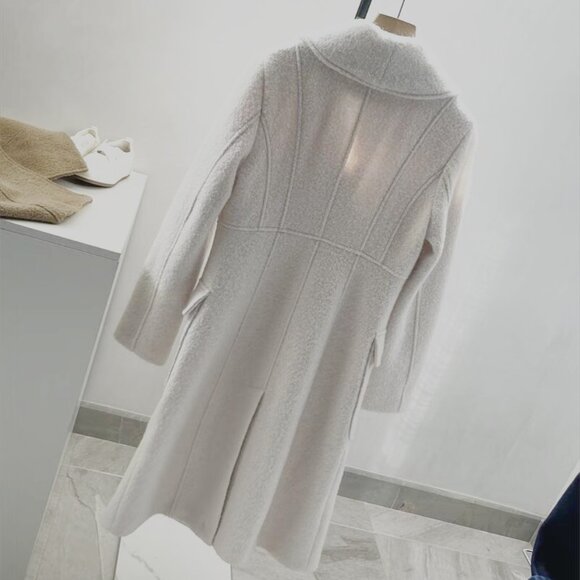 New Kensie Women’s Double-Breasted Wool-Blend Coat - Picture 6 of 6